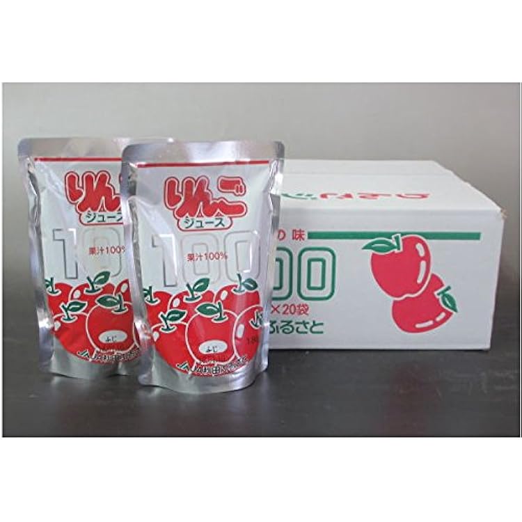 Amazon.co.jp: JA秋田ふるさと りんごジュース 20パック入り 180グラム